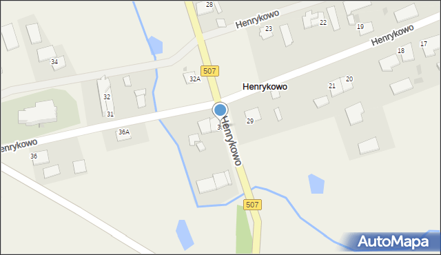 Henrykowo, Henrykowo, 30, mapa Henrykowo
