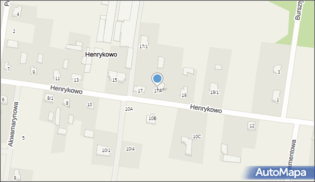 Henrykowo, Henrykowo, 17A, mapa Henrykowo