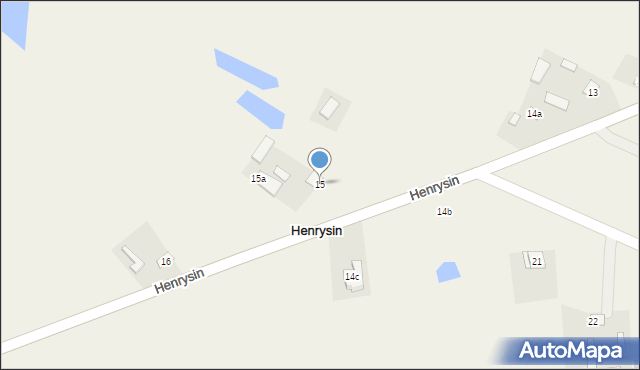 Henrysin, Henrysin, 15, mapa Henrysin