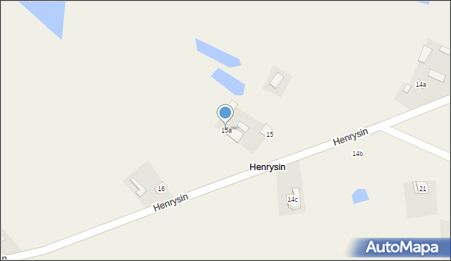 Henrysin, Henrysin, 15a, mapa Henrysin