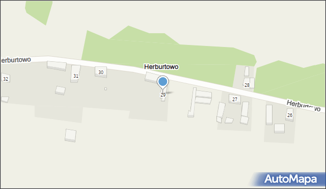 Herburtowo, Herburtowo, 29, mapa Herburtowo