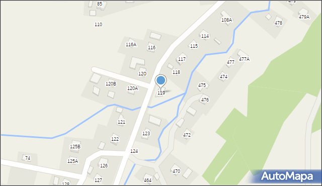 Hermanowa, Hermanowa, 119, mapa Hermanowa