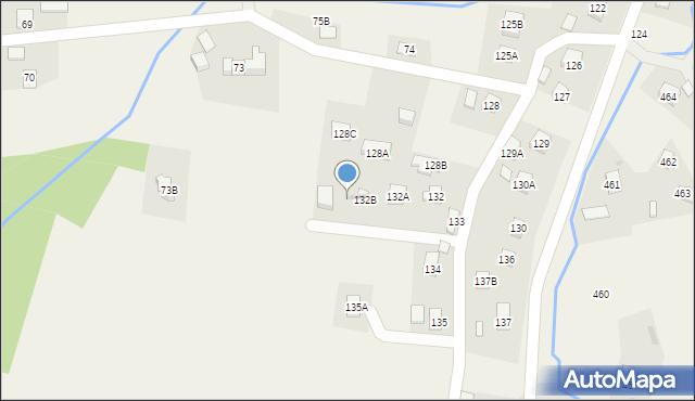 Hermanowa, Hermanowa, 132C, mapa Hermanowa