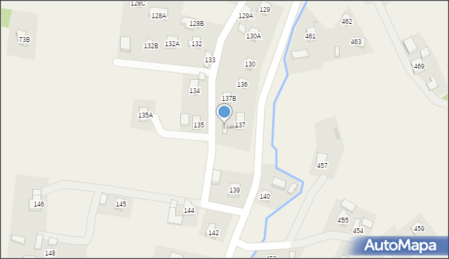 Hermanowa, Hermanowa, 137A, mapa Hermanowa