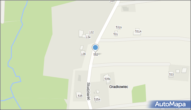 Hermanowa, Hermanowa, 532, mapa Hermanowa