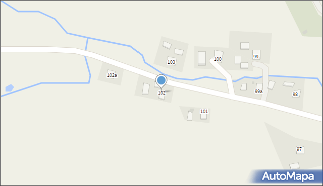 Hermanowice, Hermanowice, 102, mapa Hermanowice