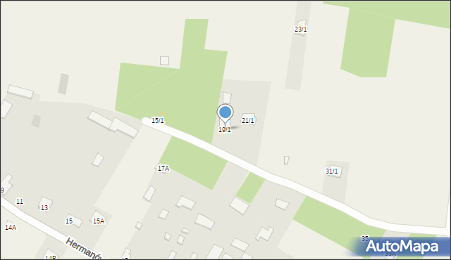 Hermanówka, Hermanówka, 19/1, mapa Hermanówka