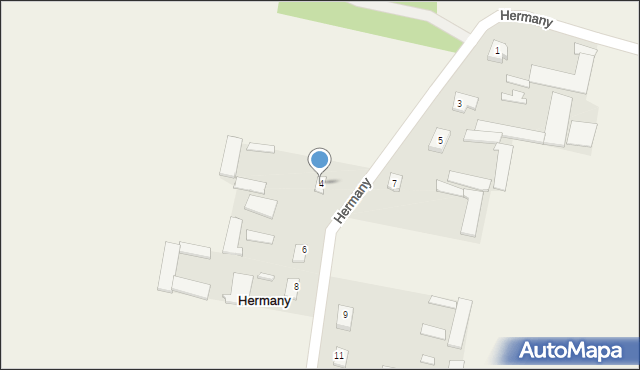 Hermany, Hermany, 4, mapa Hermany