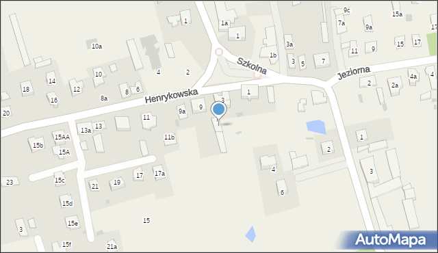 Kajkowo, Henrykowska, 8b, mapa Kajkowo