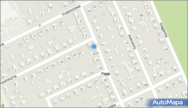 Konopiska, Heweliusza Jana, 12, mapa Konopiska