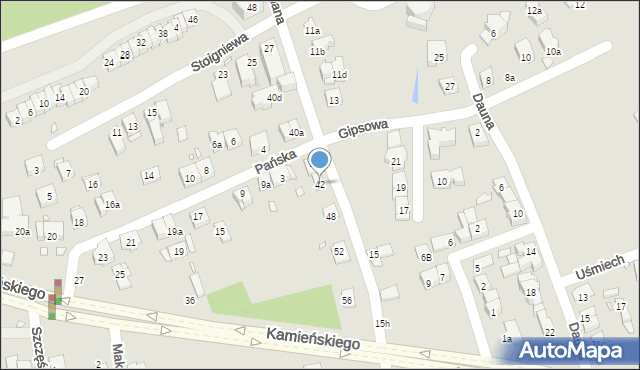 Kraków, Heltmana Wiktora, 42, mapa Krakowa