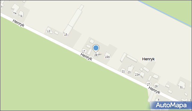 Lubienia, Henryk, 19, mapa Lubienia