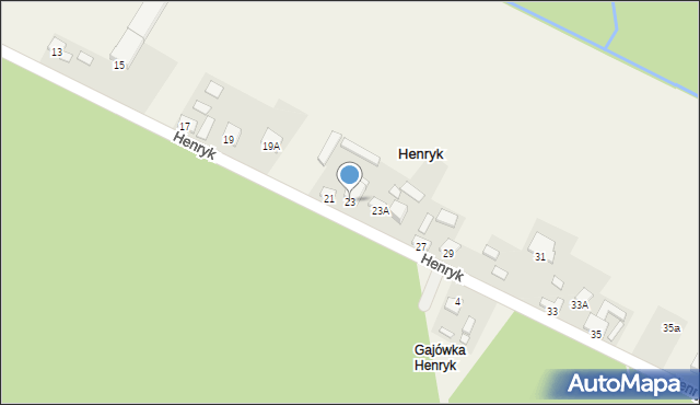 Lubienia, Henryk, 23, mapa Lubienia