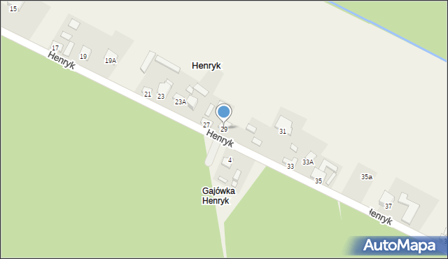 Lubienia, Henryk, 29, mapa Lubienia