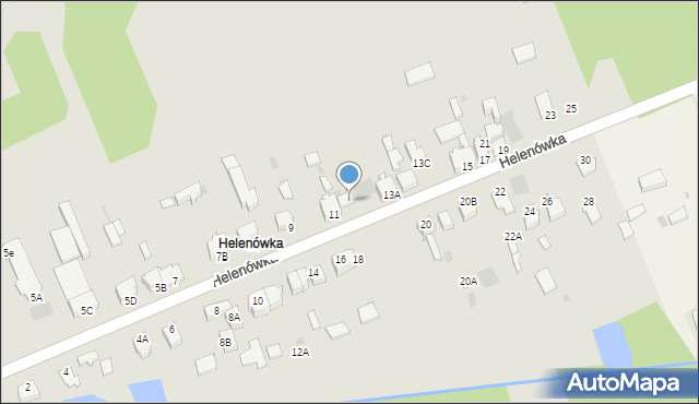 Myszków, Helenówka, 13, mapa Myszków