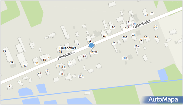 Myszków, Helenówka, 16, mapa Myszków