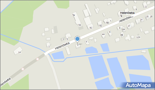 Myszków, Helenówka, 2, mapa Myszków