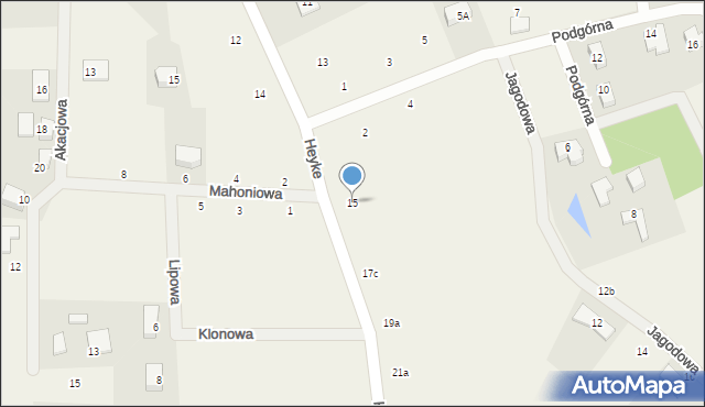 Nowy Dwór Wejherowski, Heyke Leona, ks. dr., 15, mapa Nowy Dwór Wejherowski