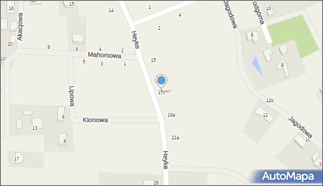 Nowy Dwór Wejherowski, Heyke Leona, ks. dr., 17c, mapa Nowy Dwór Wejherowski