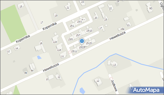 Papowo Toruńskie, Heweliusza Jana, 15/13, mapa Papowo Toruńskie