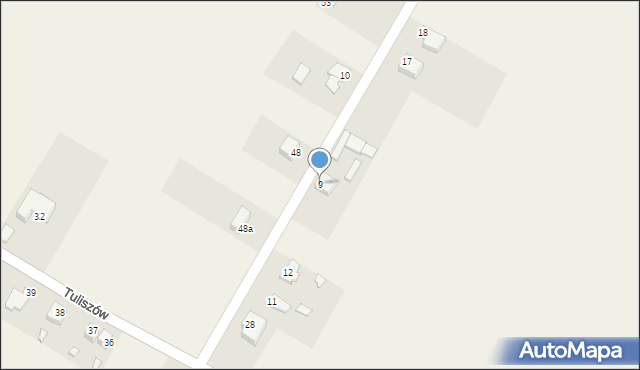 Podwarpie, Hektary, 9, mapa Podwarpie