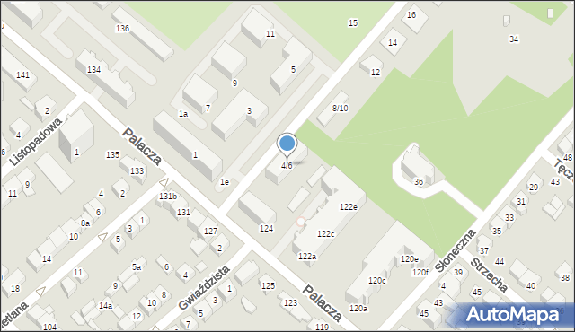 Poznań, Heweliusza Jana, 4/6, mapa Poznania