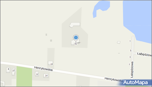 Przybyszewo, Henrykowska, 41, mapa Przybyszewo