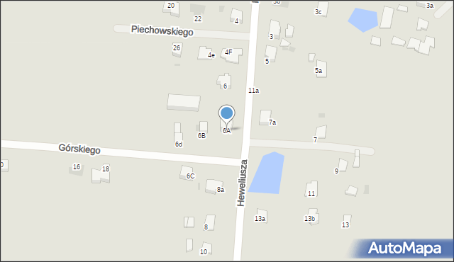 Starogard Gdański, Heweliusza Jana, 6A, mapa Starogard Gdański