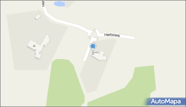 Straszyn, Herbowa, 22, mapa Straszyn