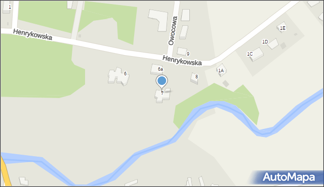 Szprotawa, Henrykowska, 7, mapa Szprotawa