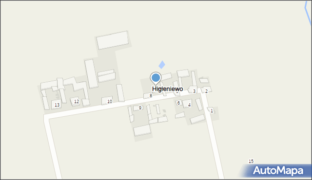 Higieniewo, Higieniewo, 7, mapa Higieniewo