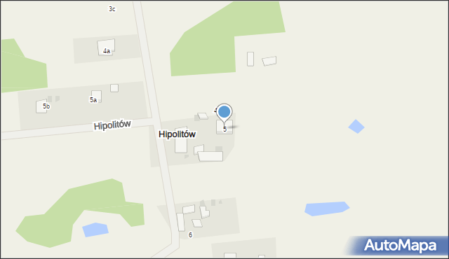 Hipolitów, Hipolitów, 5, mapa Hipolitów