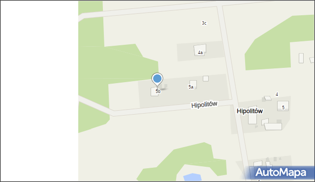 Hipolitów, Hipolitów, 5b, mapa Hipolitów