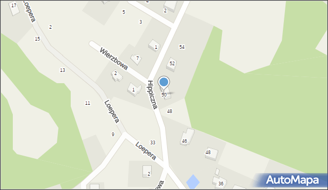 Koleczkowo, Hippiczna, 50, mapa Koleczkowo