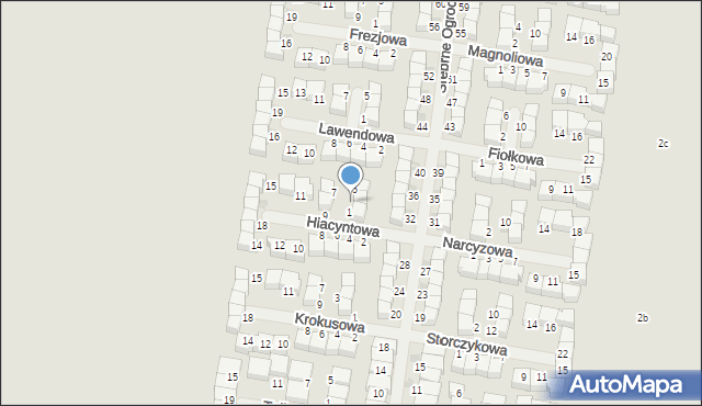 Konstantynów Łódzki, Hiacyntowa, 3, mapa Konstantynów Łódzki