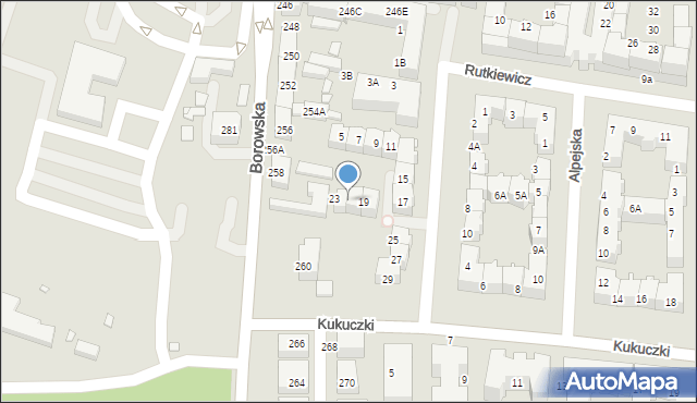 Wrocław, Himalajska, 21, mapa Wrocławia