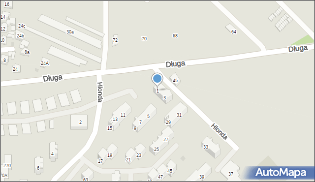 Bytom, Hlonda Augusta, ks. kard. Prymasa, 1, mapa Bytomia