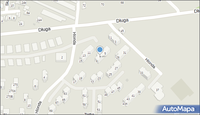 Bytom, Hlonda Augusta, ks. kard. Prymasa, 7, mapa Bytomia