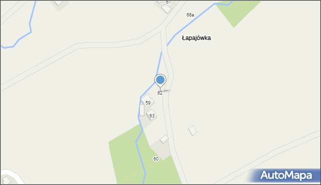 Hłudno, Hłudno, 62, mapa Hłudno