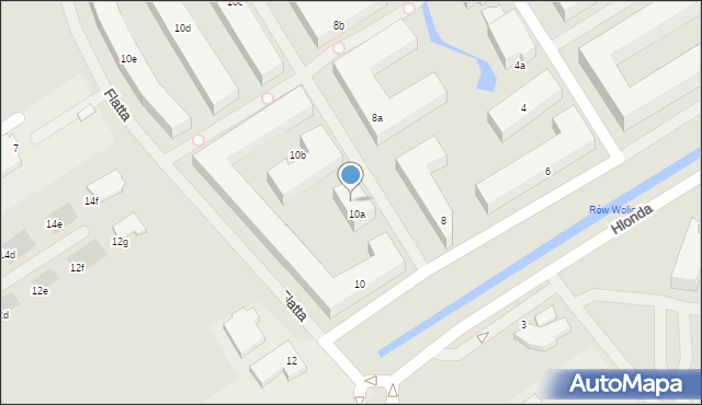 Warszawa, Hlonda Augusta, ks. kard. Prymasa, 14, mapa Warszawy