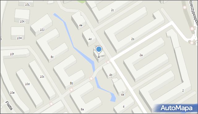 Warszawa, Hlonda Augusta, ks. kard. Prymasa, 4c, mapa Warszawy