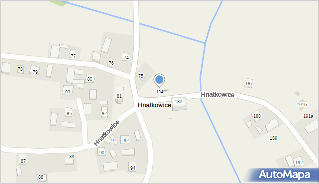 Hnatkowice, Hnatkowice, 184, mapa Hnatkowice