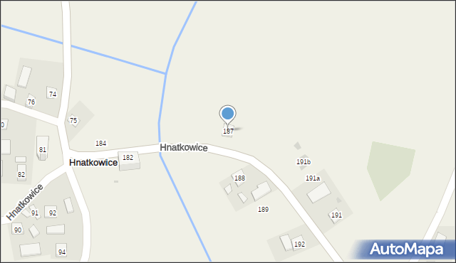 Hnatkowice, Hnatkowice, 187, mapa Hnatkowice