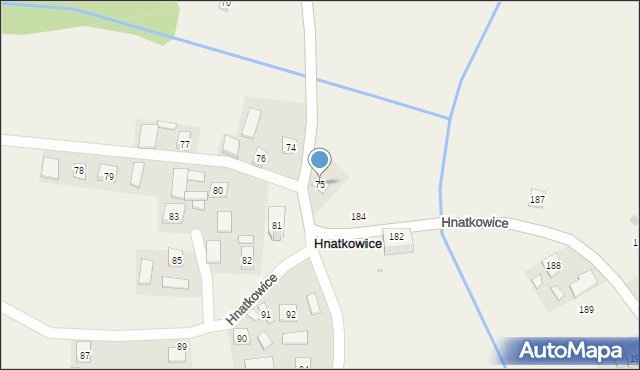 Hnatkowice, Hnatkowice, 75, mapa Hnatkowice