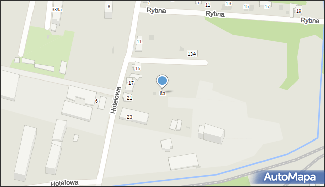 Dąbrowa Górnicza, Hotelowa, 6a, mapa Dąbrowa Górnicza