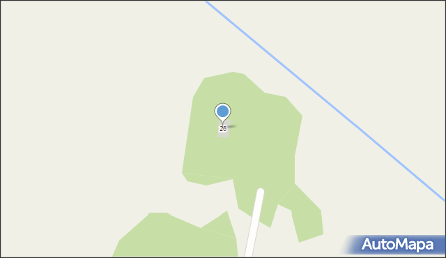 Drelów, Horodek, 26, mapa Drelów