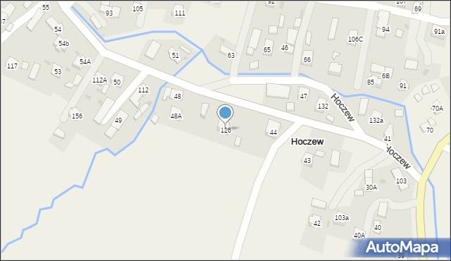 Hoczew, Hoczew, 126, mapa Hoczew