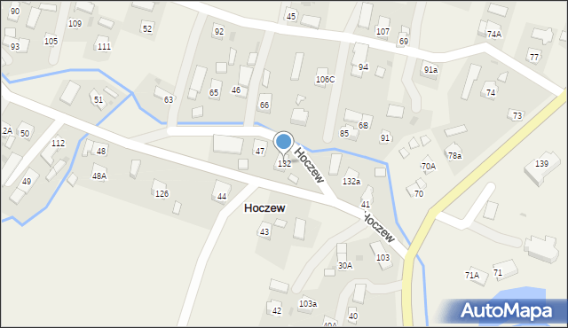 Hoczew, Hoczew, 132, mapa Hoczew