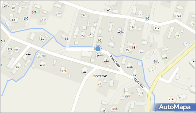 Hoczew, Hoczew, 47, mapa Hoczew