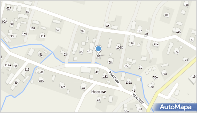 Hoczew, Hoczew, 66, mapa Hoczew